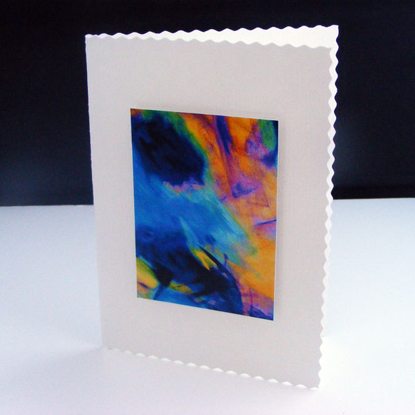 Handmade Greeting Card by Rachelle Antoinette Modern Art