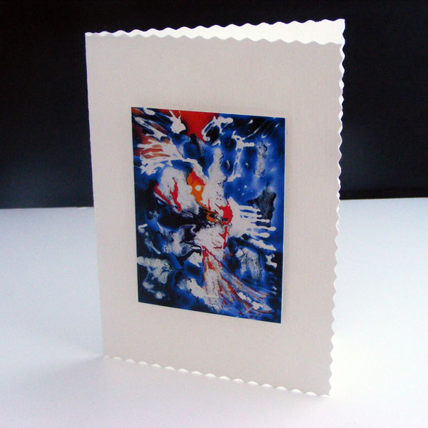 Modern Art Handmade Abstract Greeting Cards