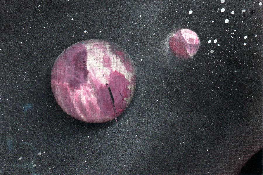 Postcard Art Beyond Pluto