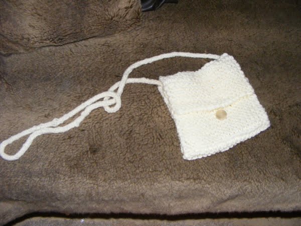 knitted wool bag
